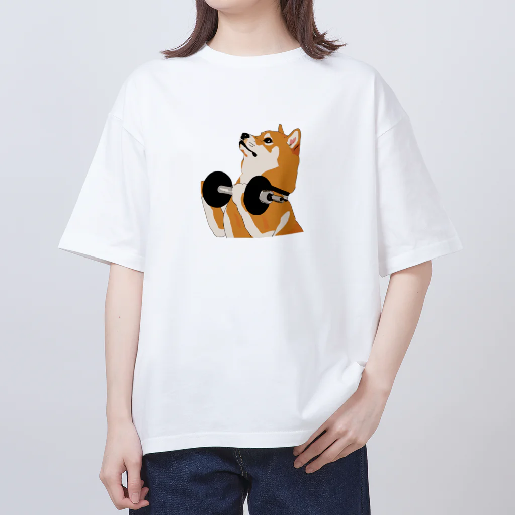 パンプアップ柴Hachiのパンプアップ柴Hachi Oversized T-Shirt