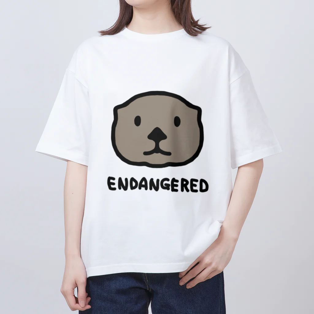 BISCUITのラッコのしおたん ENDANGERED オーバーサイズTシャツ