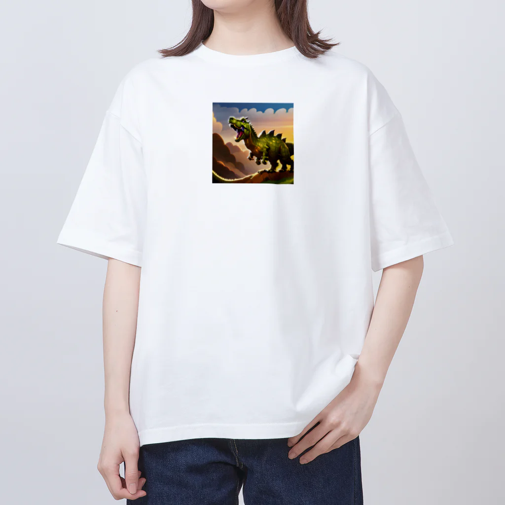 ryu14jgtのかっこいい恐竜 オーバーサイズTシャツ