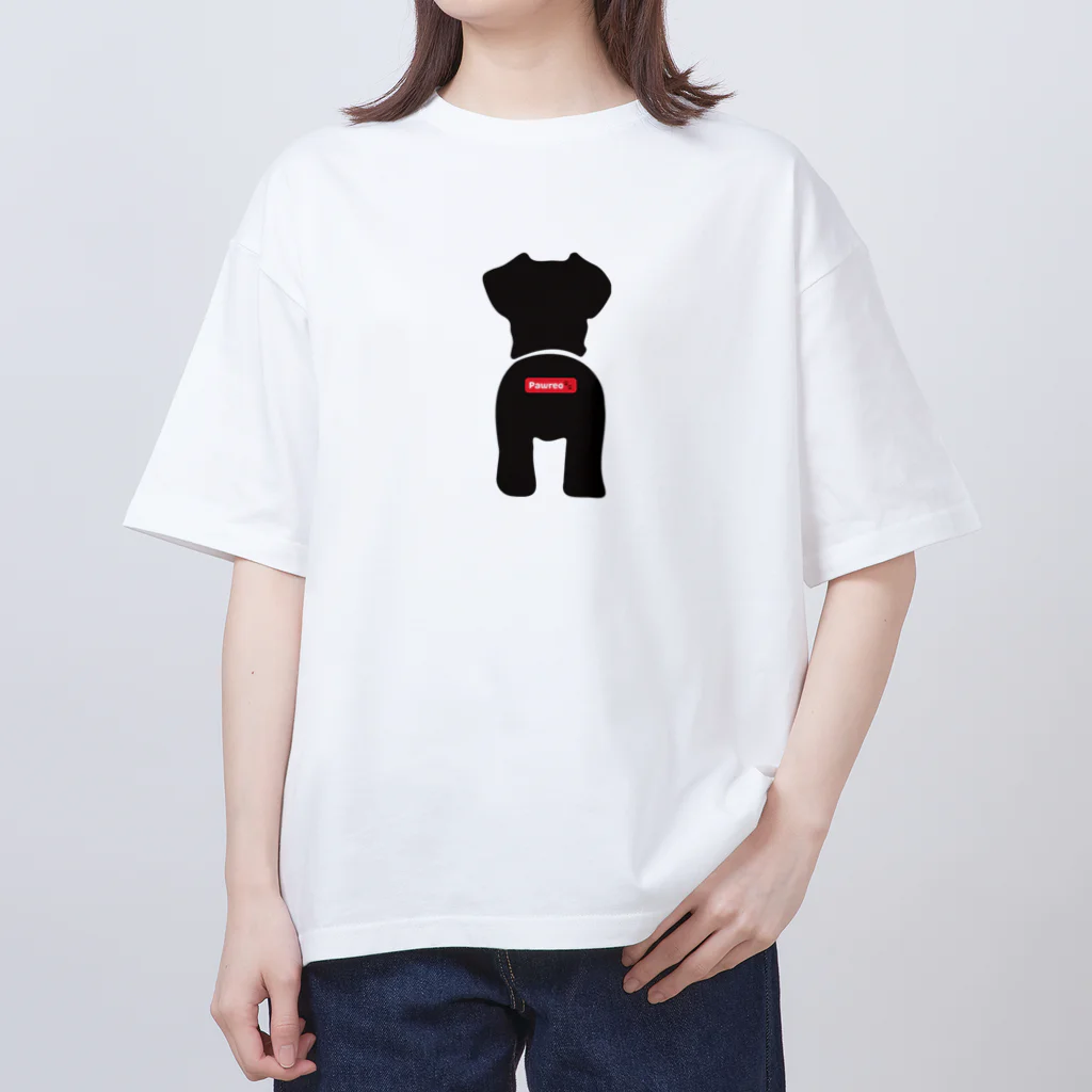 BarkingBeatsのPawreo🐾 ブラックコレクション Oversized T-Shirt