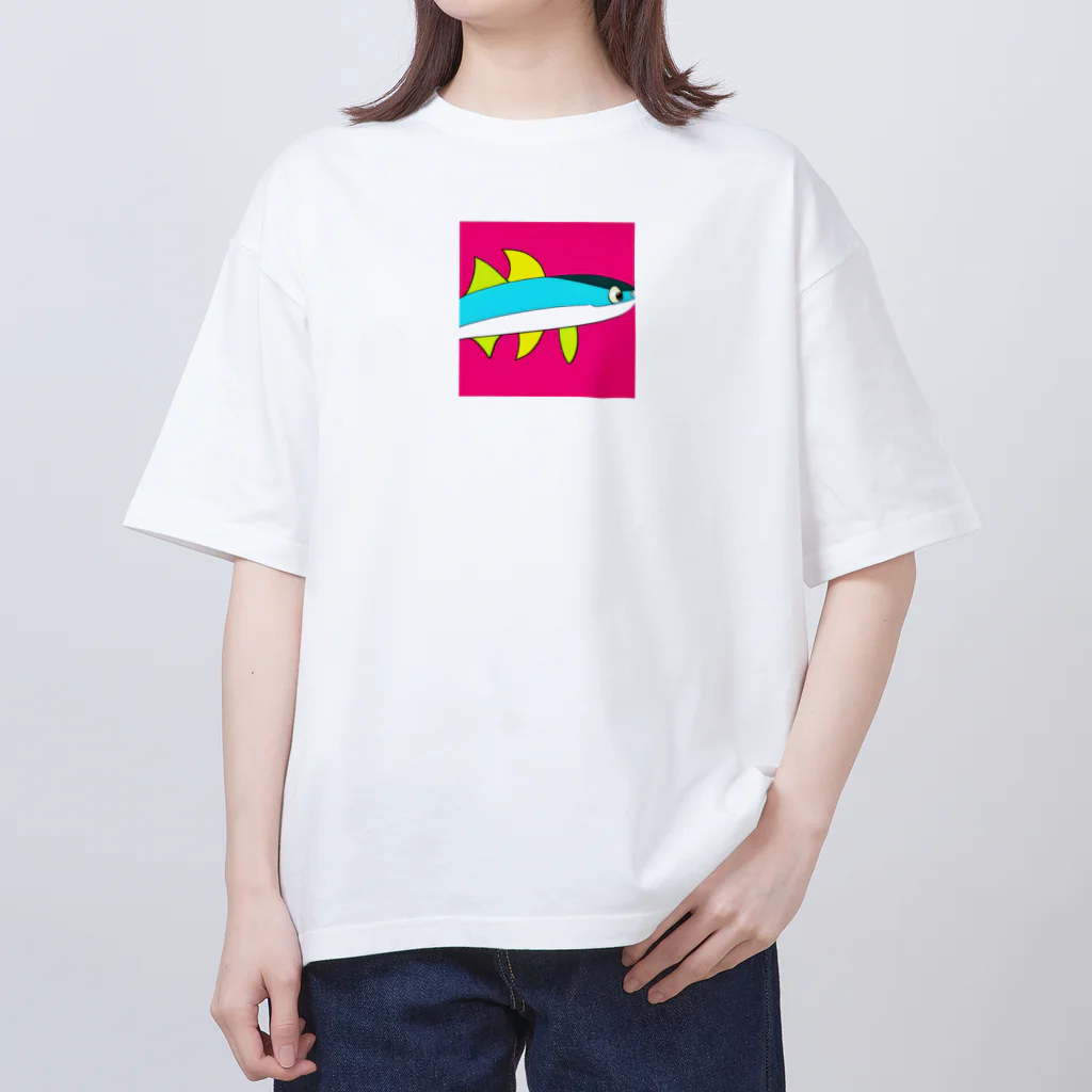 魚大好きマンのさかな Oversized T-Shirt