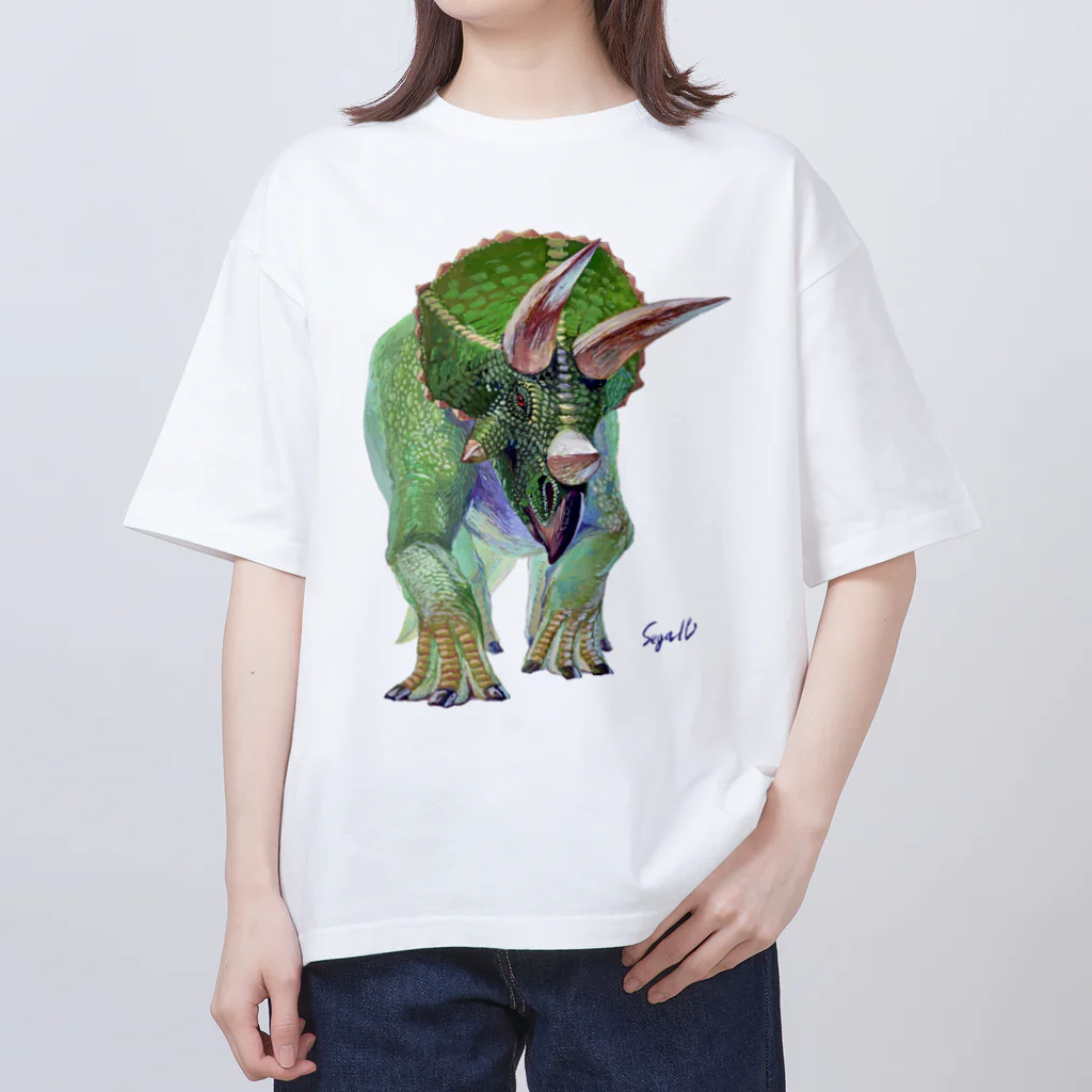 segasworksのTriceratops オーバーサイズTシャツ