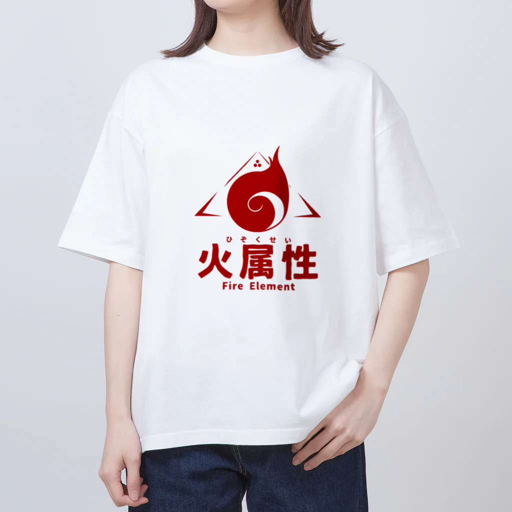 atastの火属性 : Atast Design オーバーサイズTシャツ