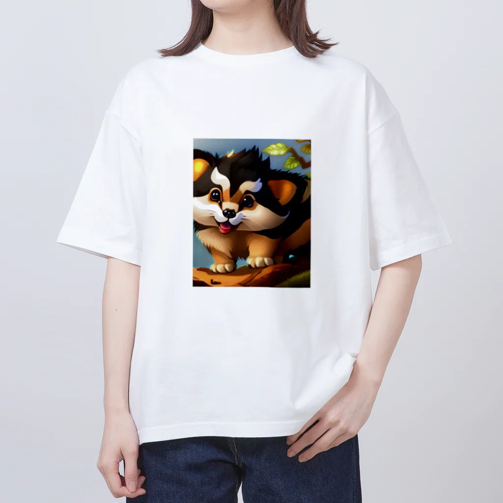 msked1963のかわいいオトシンクルス オーバーサイズTシャツ