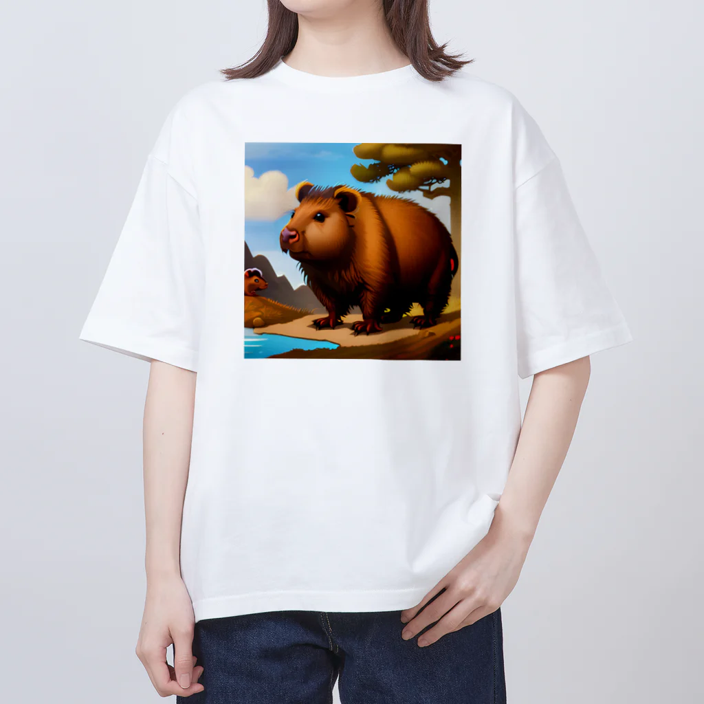 カピバラ大好きのカピバラ大好き Oversized T-Shirt