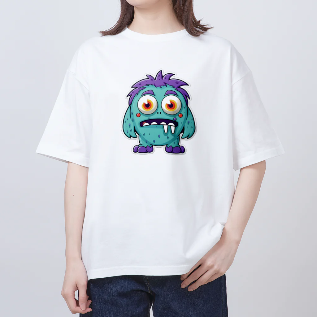 GoodsGalaxyArtの優しいモンスター・コルドくん Oversized T-Shirt