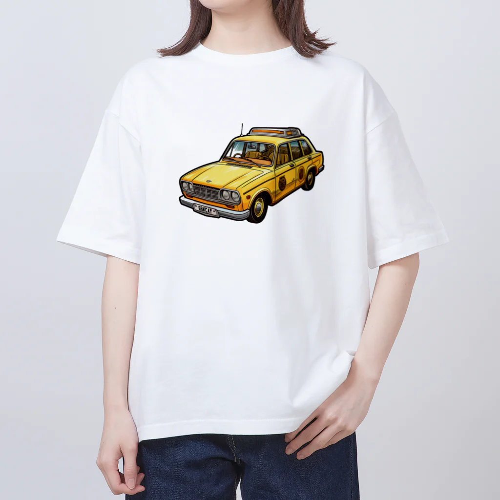 GoodsGalaxyArtのNYのイエローキャブ Oversized T-Shirt