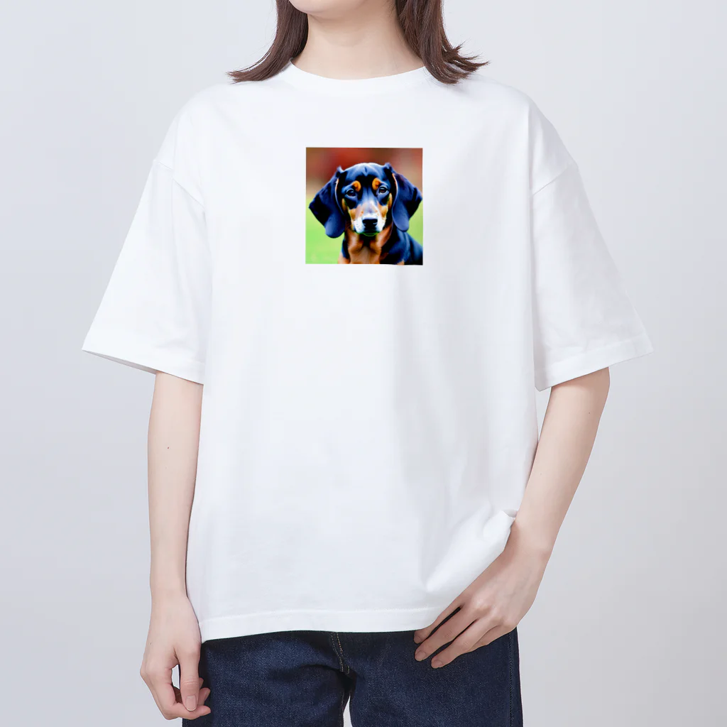 KaSumi's shopのドヤ顔ダックスフンド Oversized T-Shirt