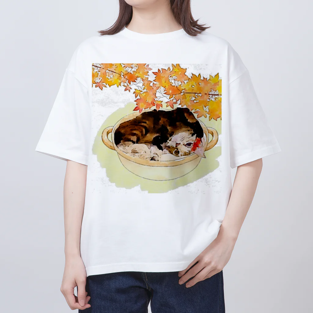 コハクのネコにゃべのコハク！ Oversized T-Shirt