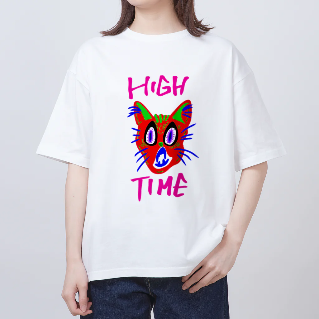 JINPIN (仁品)のぱき猫 オーバーサイズTシャツ