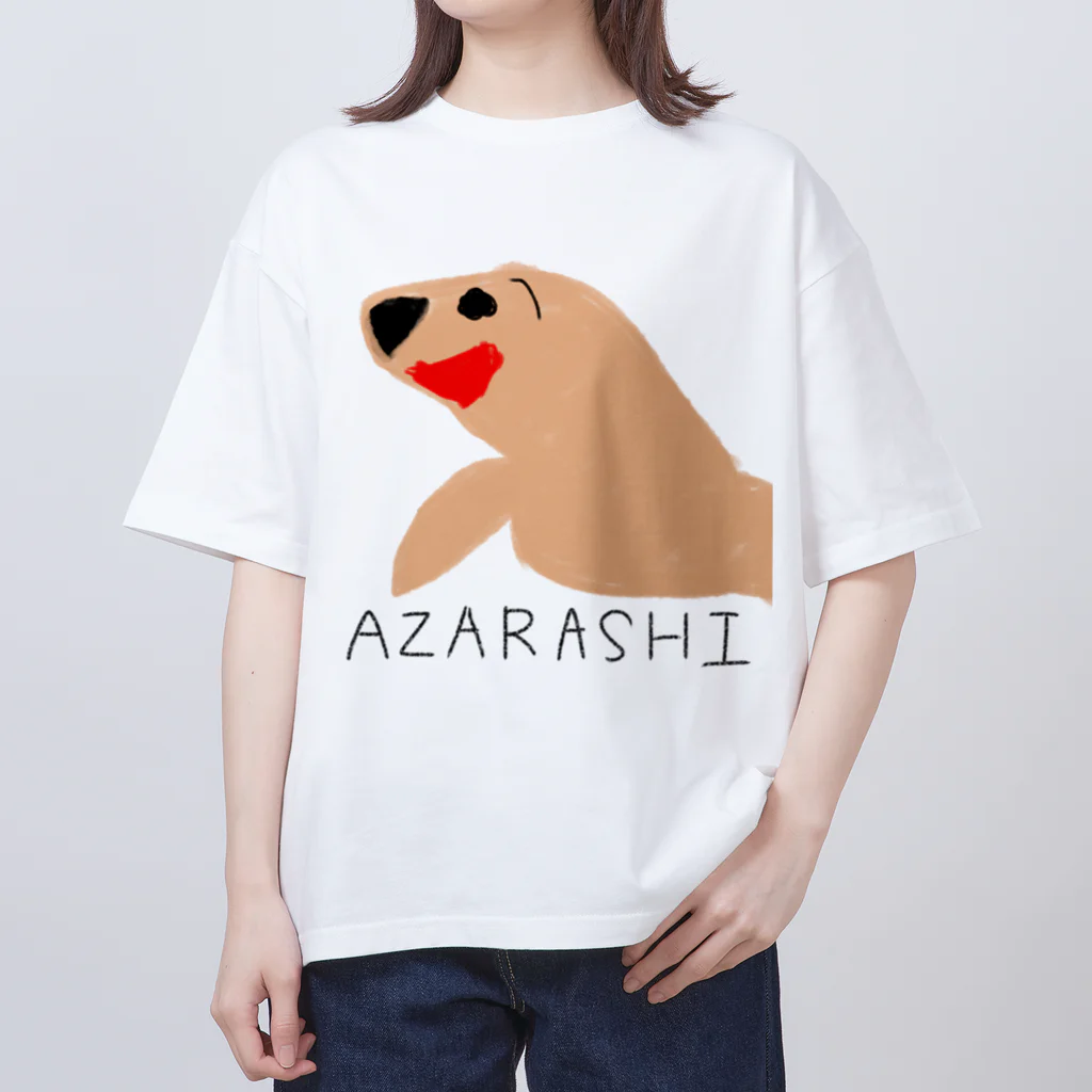 animaltennensuiの息子が描きそうなシリーズ:アザラシ オーバーサイズTシャツ