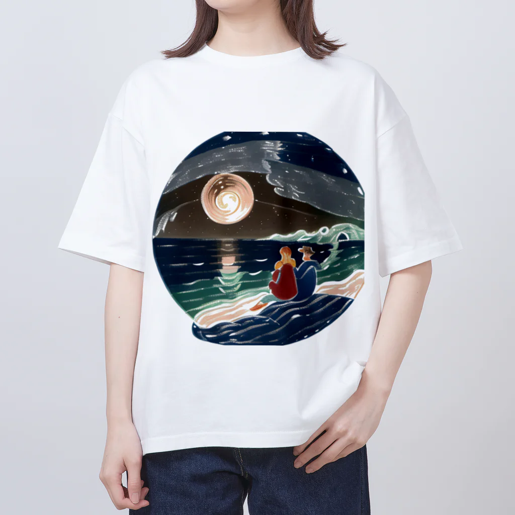 tetsuの夜の海 オーバーサイズTシャツ