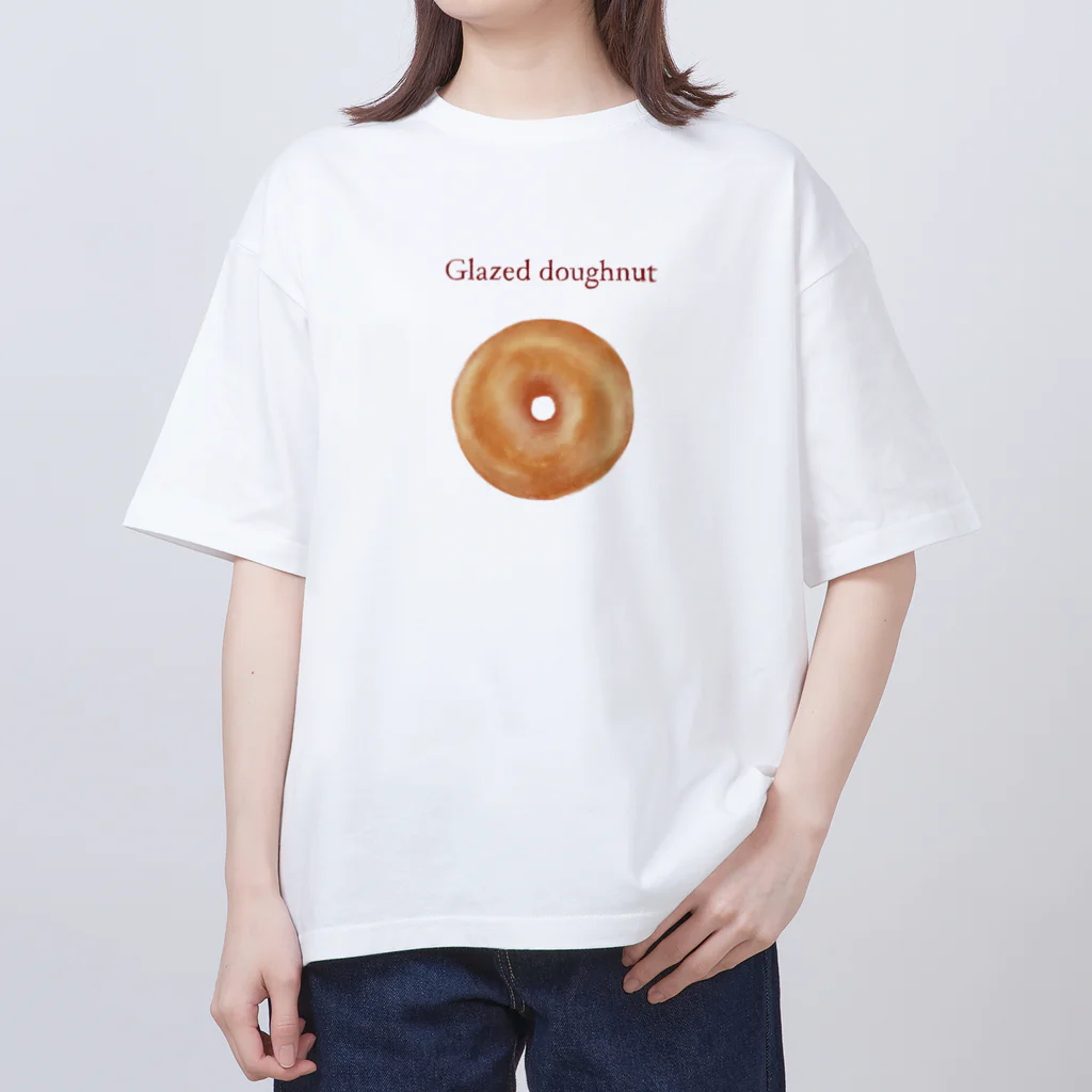 たべもの屋さんのGlazed Doughnut Oversized T-Shirt