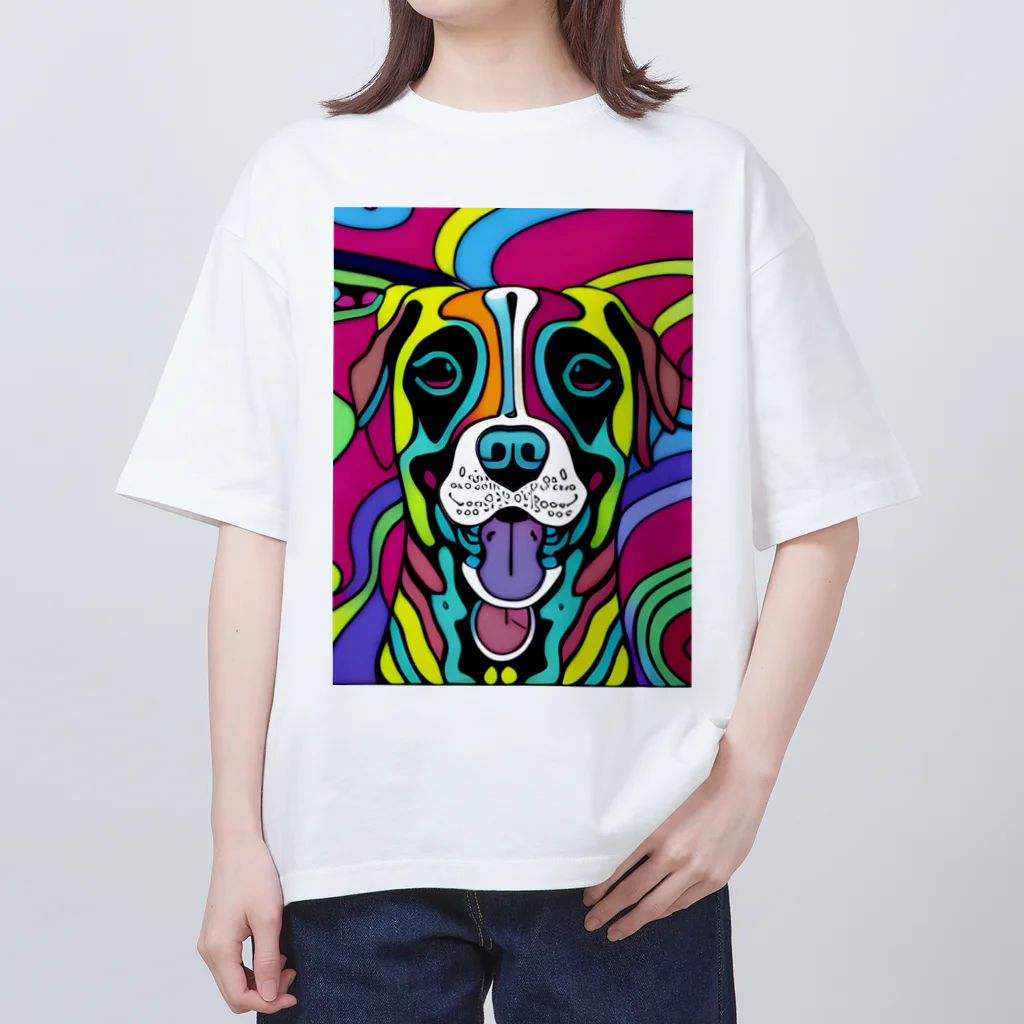 crazy shopのクレイジーわんちゃん オーバーサイズTシャツ