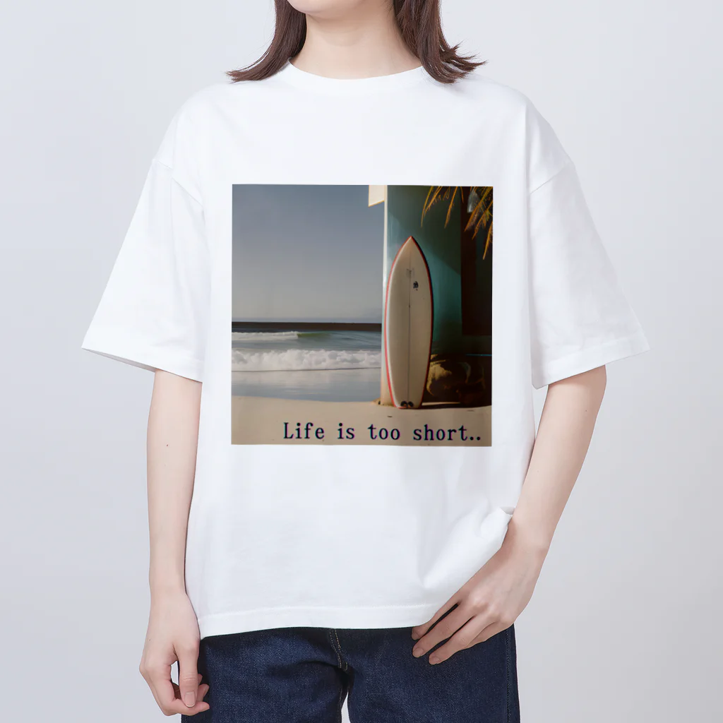 bonds-tのLife is too short Oversized T-Shirt