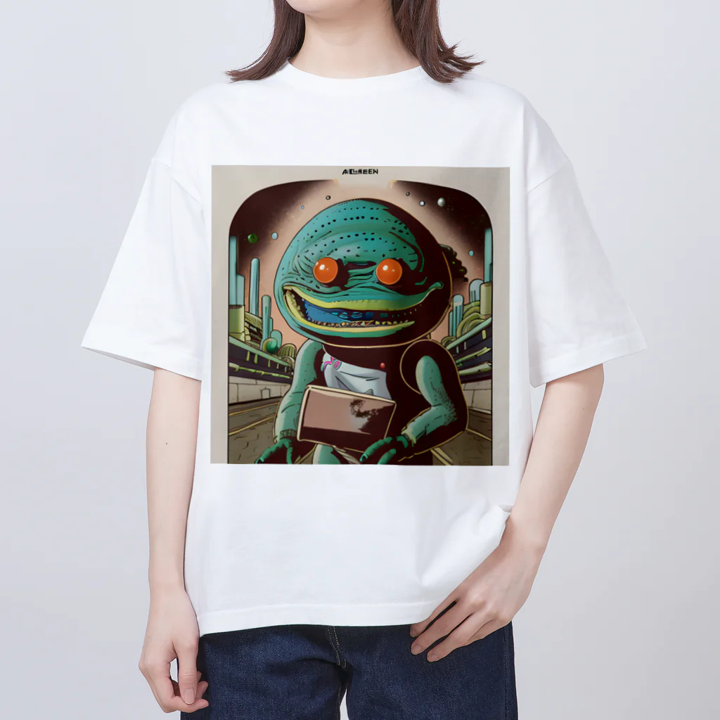 献血するドラキュラの宇宙人シリーズ Oversized T-Shirt