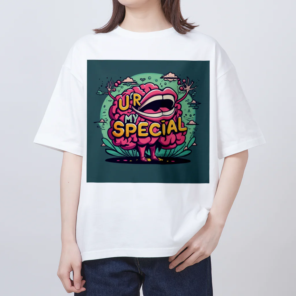 ノイトランナウェイの SPECIALZ BRAIN オーバーサイズTシャツ