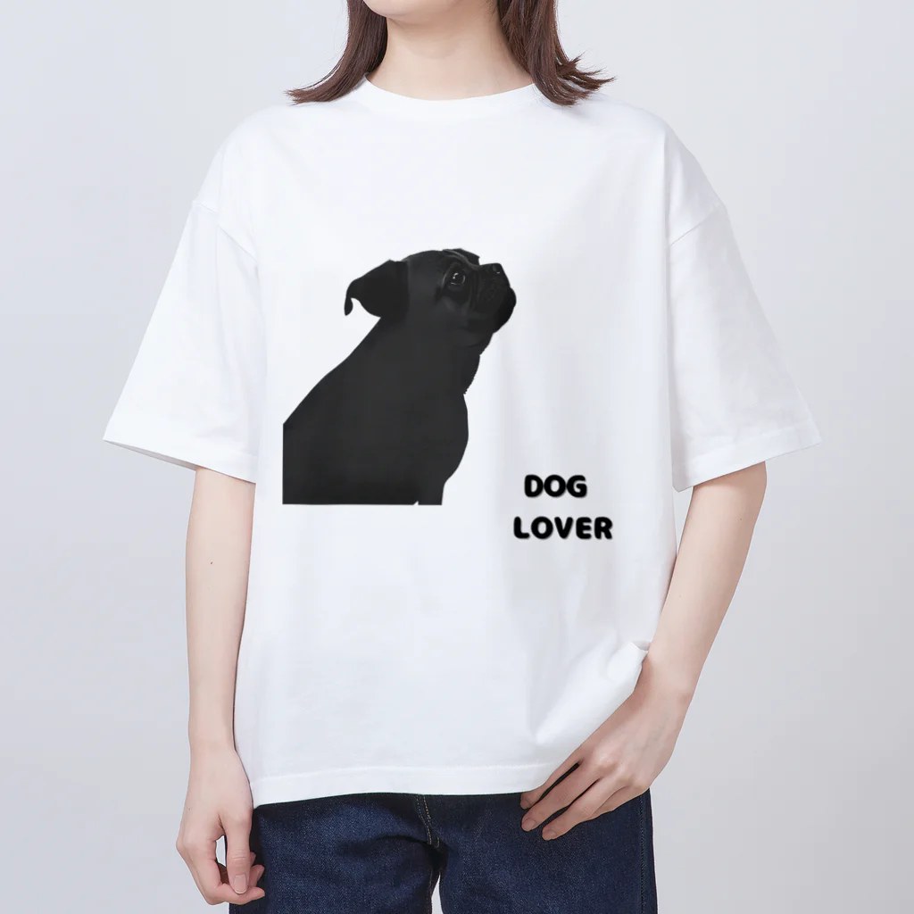 DOG LOVERのDOG LOVER（パグ） Oversized T-Shirt