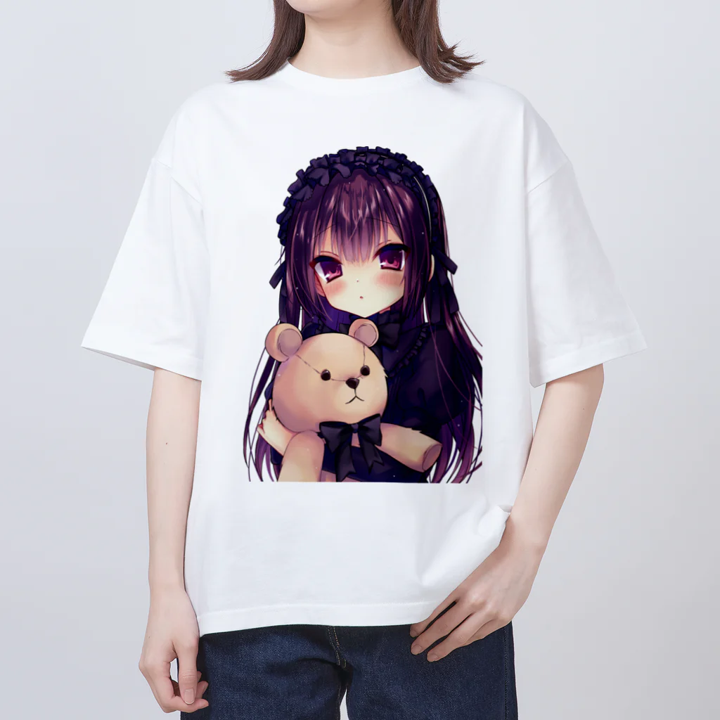 りず様のかわいい黒ロリおんな オーバーサイズTシャツ