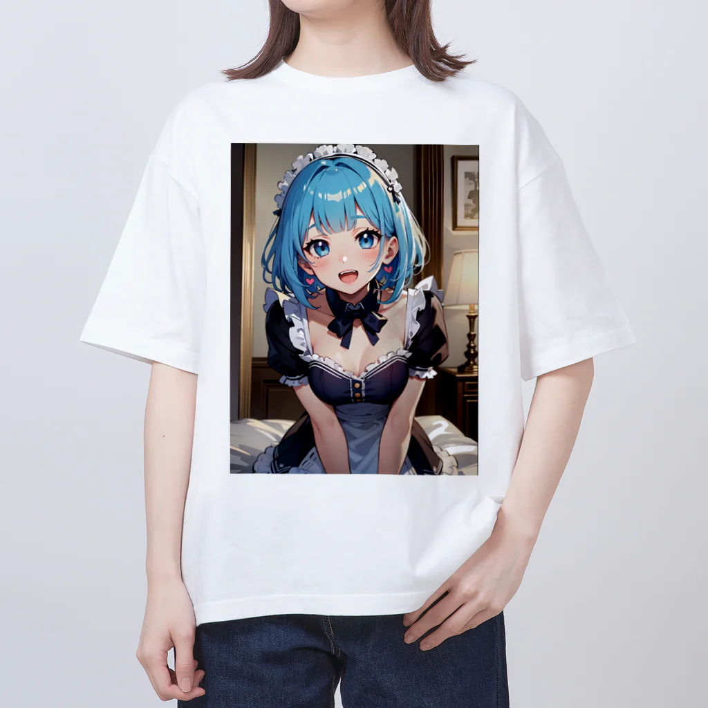 ペロペロ帝国購買部👑のメイドシキちゃん Oversized T-Shirt