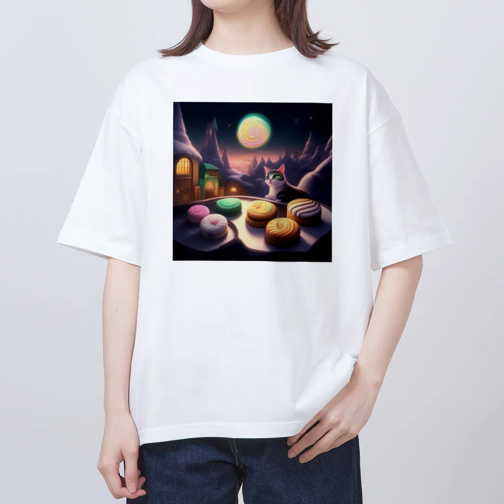 san333333333のNeko Sweets Oversized T-Shirt