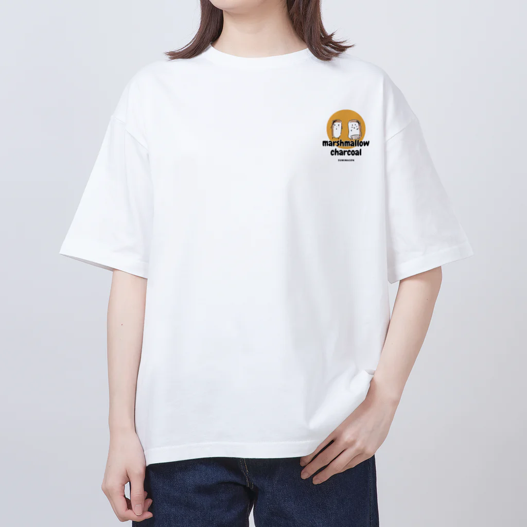 mizuki0923のマシュマロ炭 オーバーサイズTシャツ