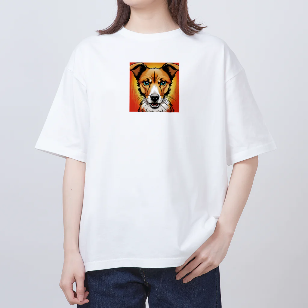 KURISANの可愛い犬です。 オーバーサイズTシャツ