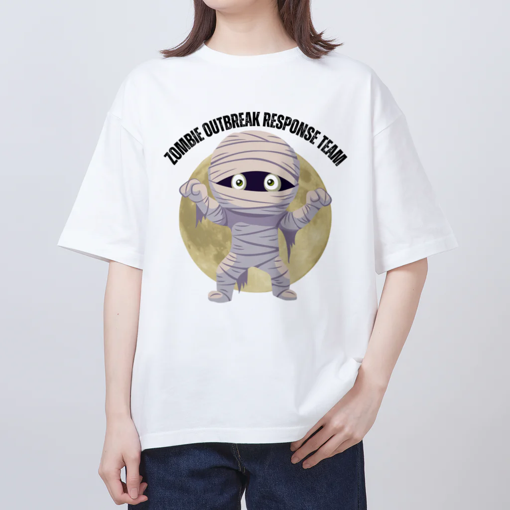 aidhiのハロウィン　かわいいミイラデザインス Oversized T-Shirt