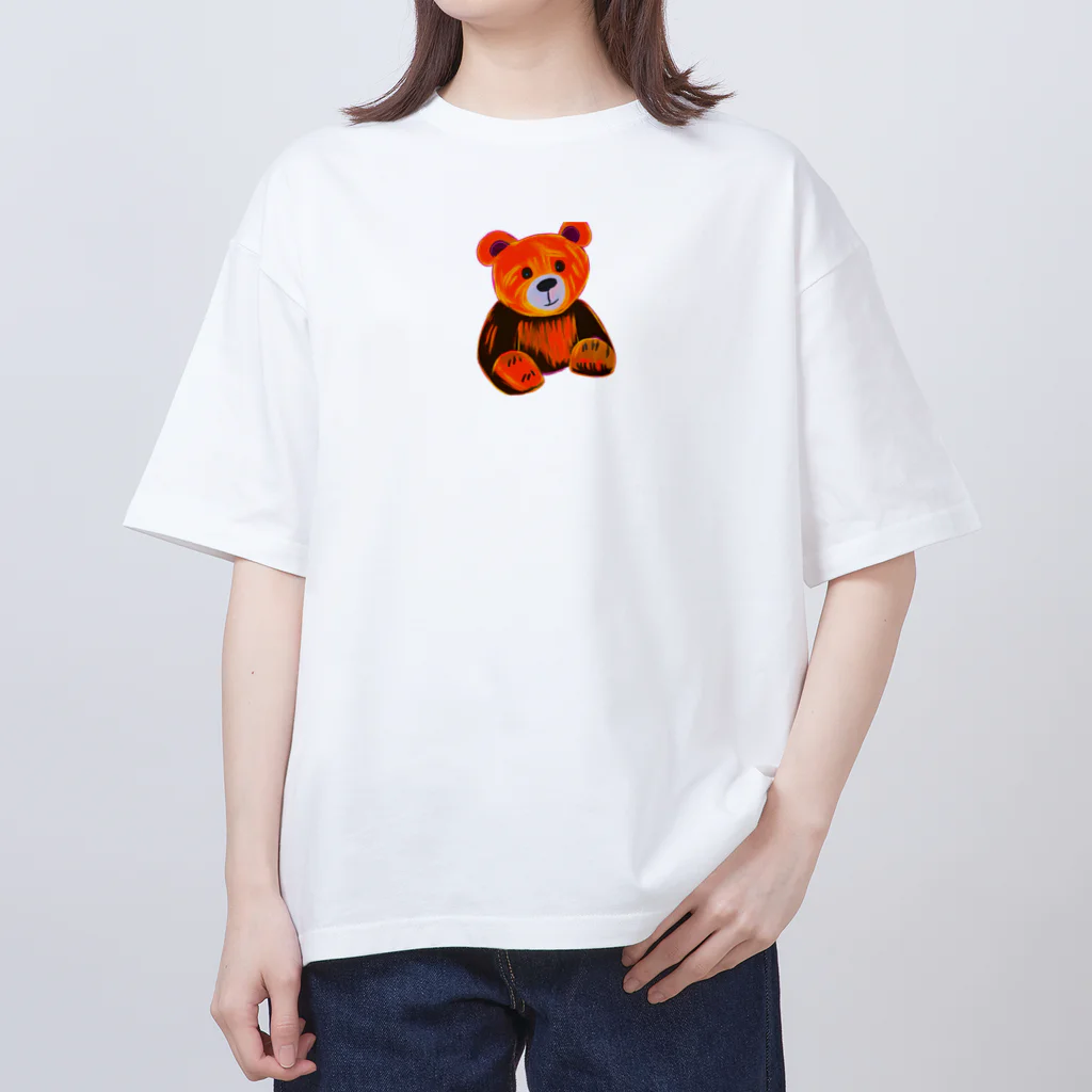 幸せのおすそわけのはらぺこクマさん Oversized T-Shirt