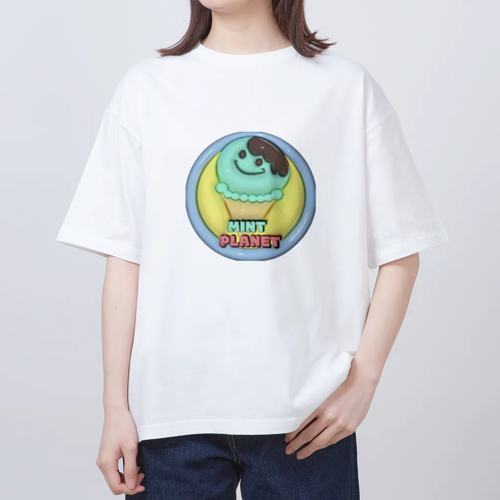 Makiのミントプラネット Oversized T-Shirt