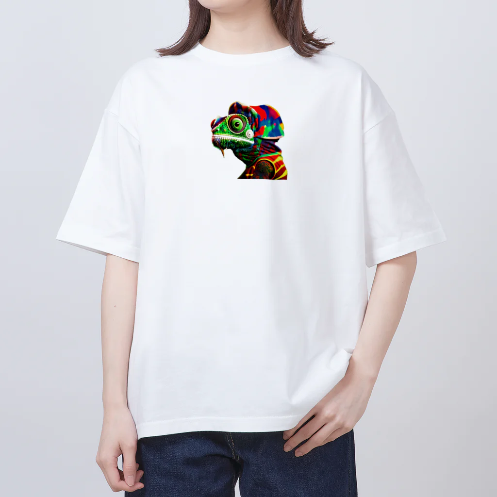 nob10のレゲェカメレオン Oversized T-Shirt