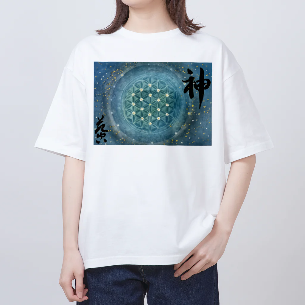 minamiマーケットの神を感じる オーバーサイズTシャツ