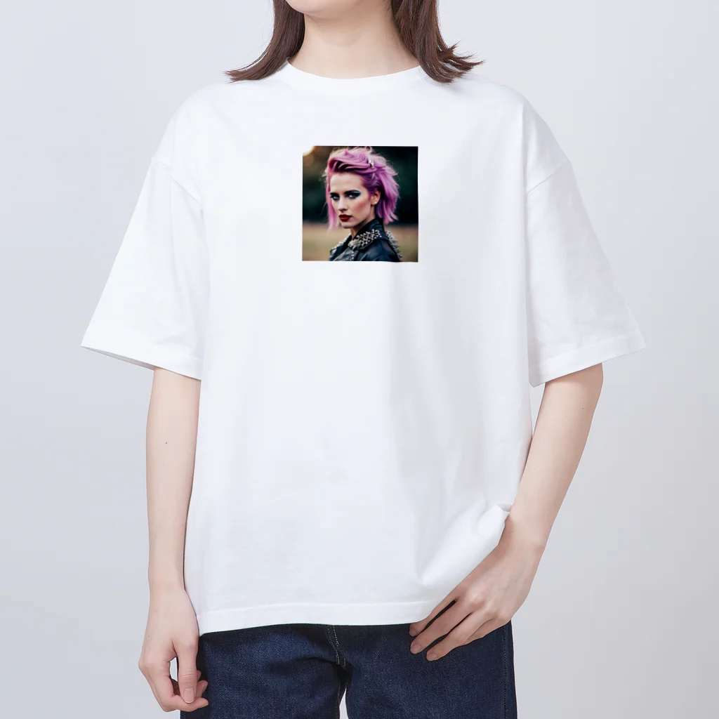 Stylishのパンク・インフュージョン Oversized T-Shirt