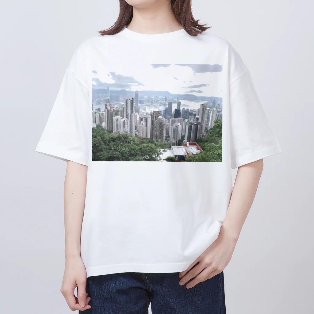 kyurakkoのAt  Victoria Peak Oversized T-Shirt