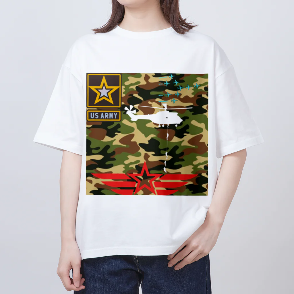 キイロチャンのミリタリー オーバーサイズTシャツ