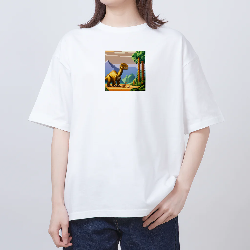 オカメインコのタロのドット絵マイアサウラ Oversized T-Shirt