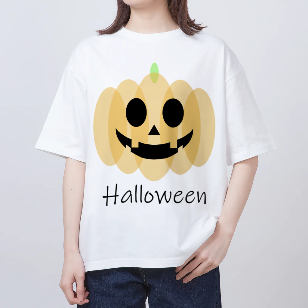 やし油のハロウィンかぼちゃ オーバーサイズTシャツ