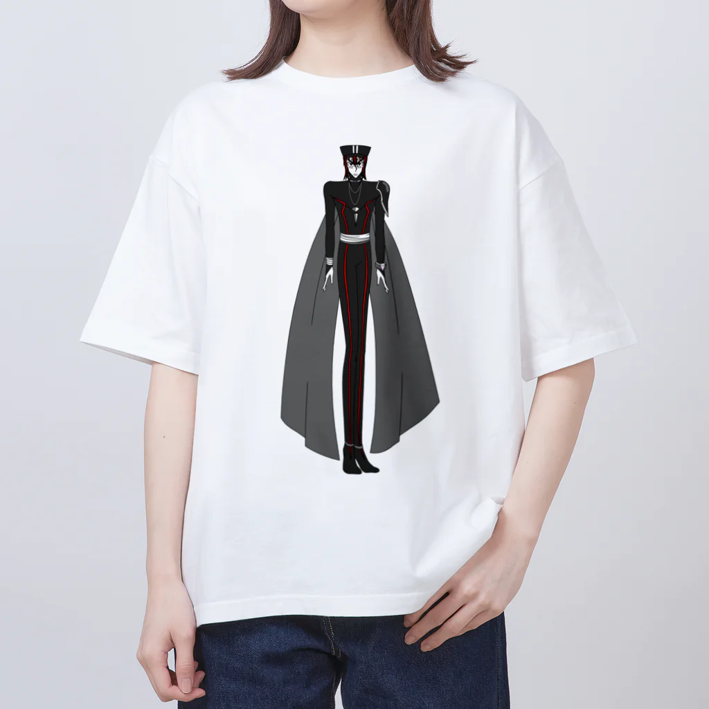 大嶌（おおしま）すずの萬屋の【茜】Tシャツ（立ち絵） Oversized T-Shirt