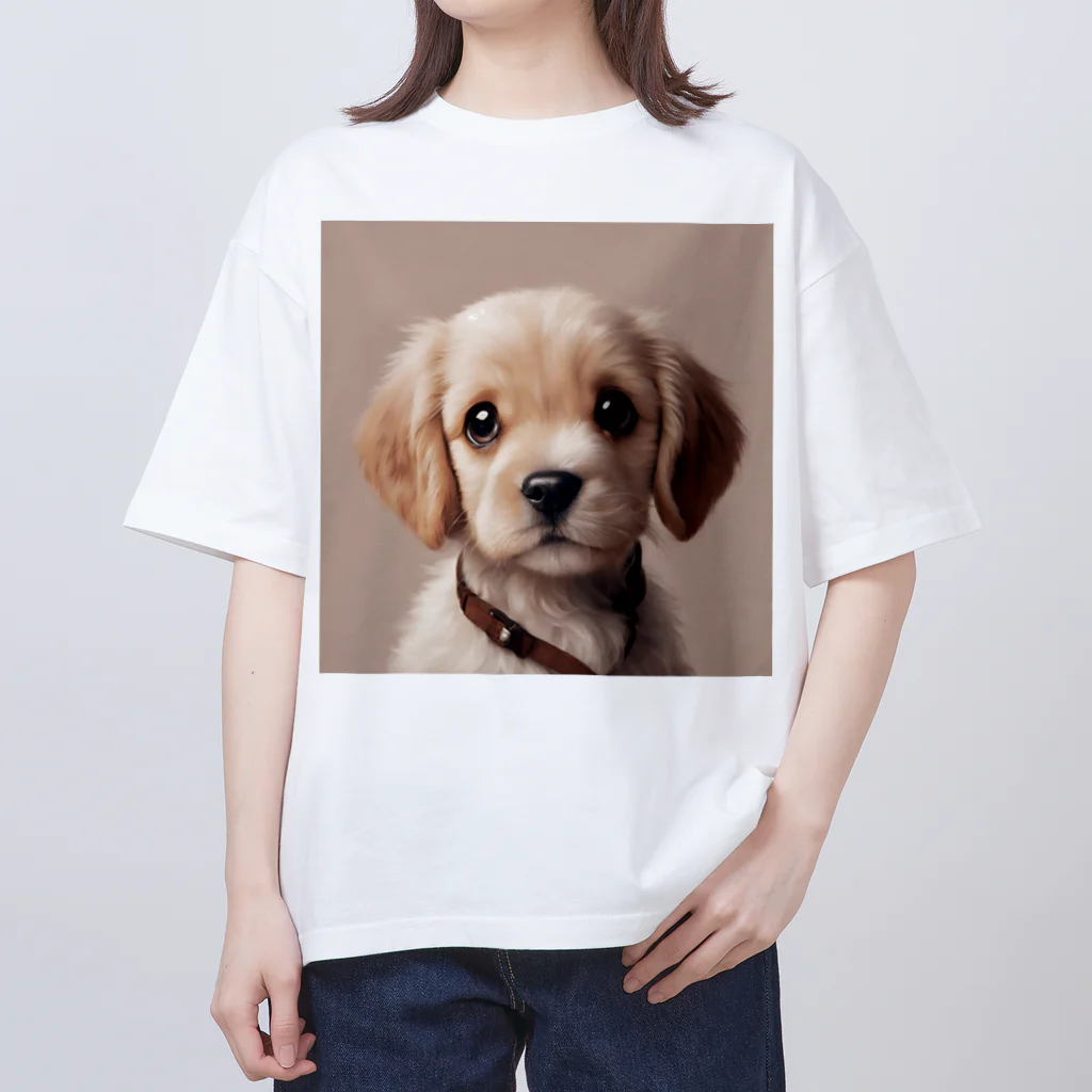 kunkun1048のめちゃカワ犬 オーバーサイズTシャツ