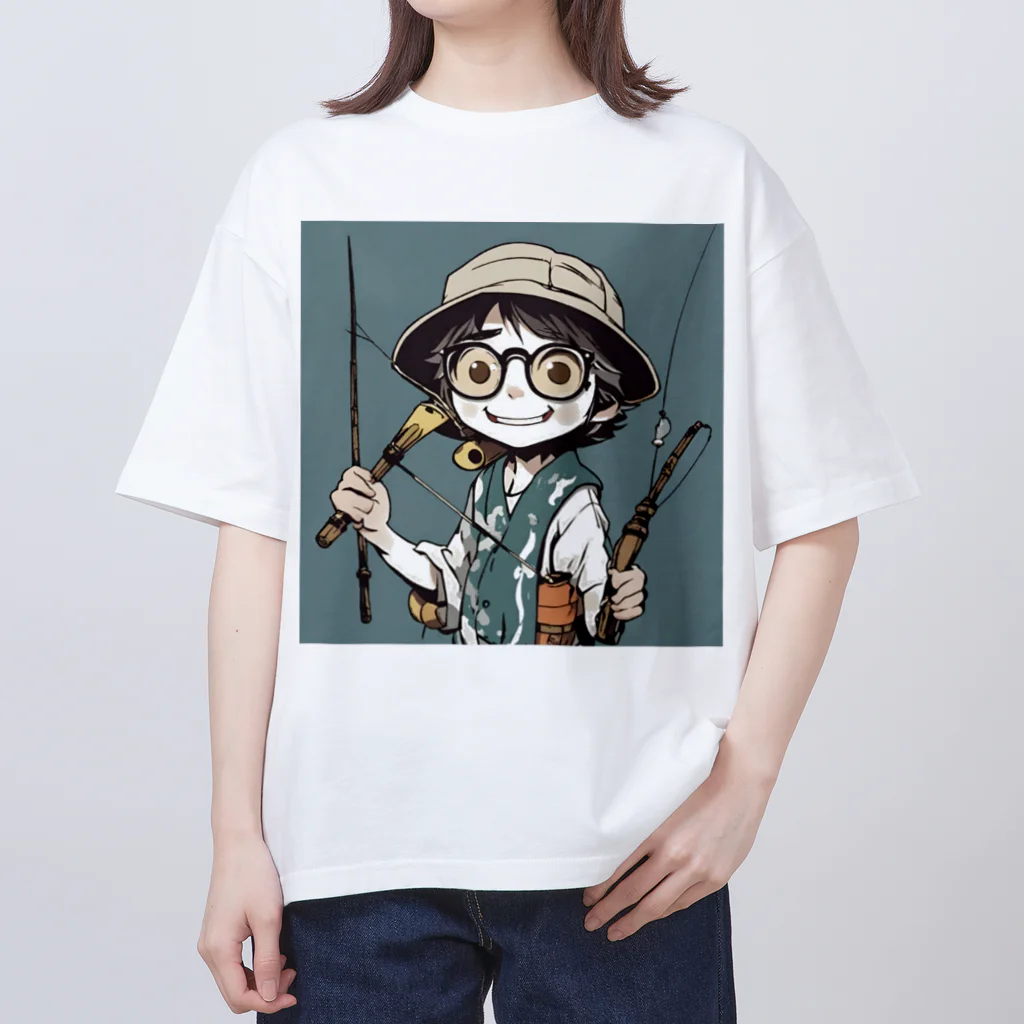 yuu1994 fishingのyuu1994の顔 Oversized T-Shirt