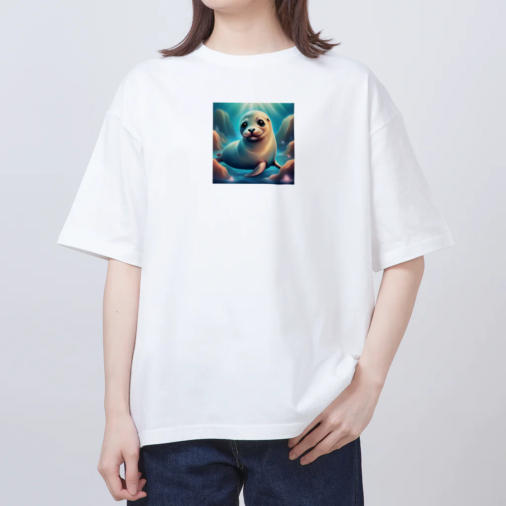 @🐶ポチのあざらし Oversized T-Shirt
