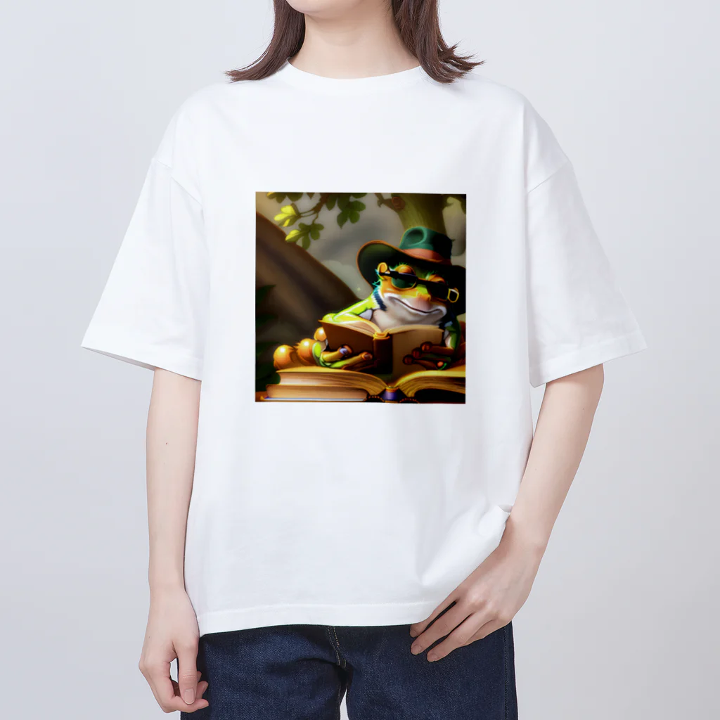 湘南学習のすゝめの感ガエル7 Oversized T-Shirt