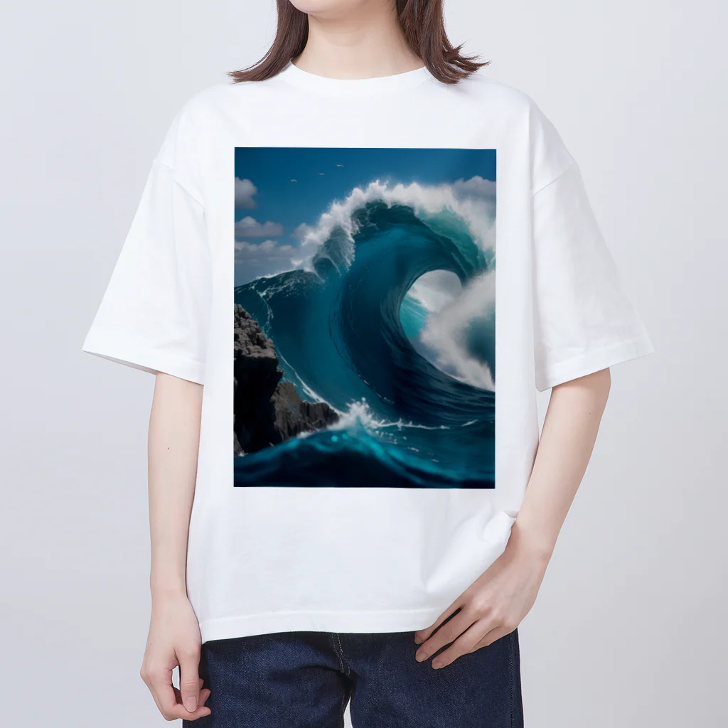 kurobe-taiyouのビックウェーブ Oversized T-Shirt