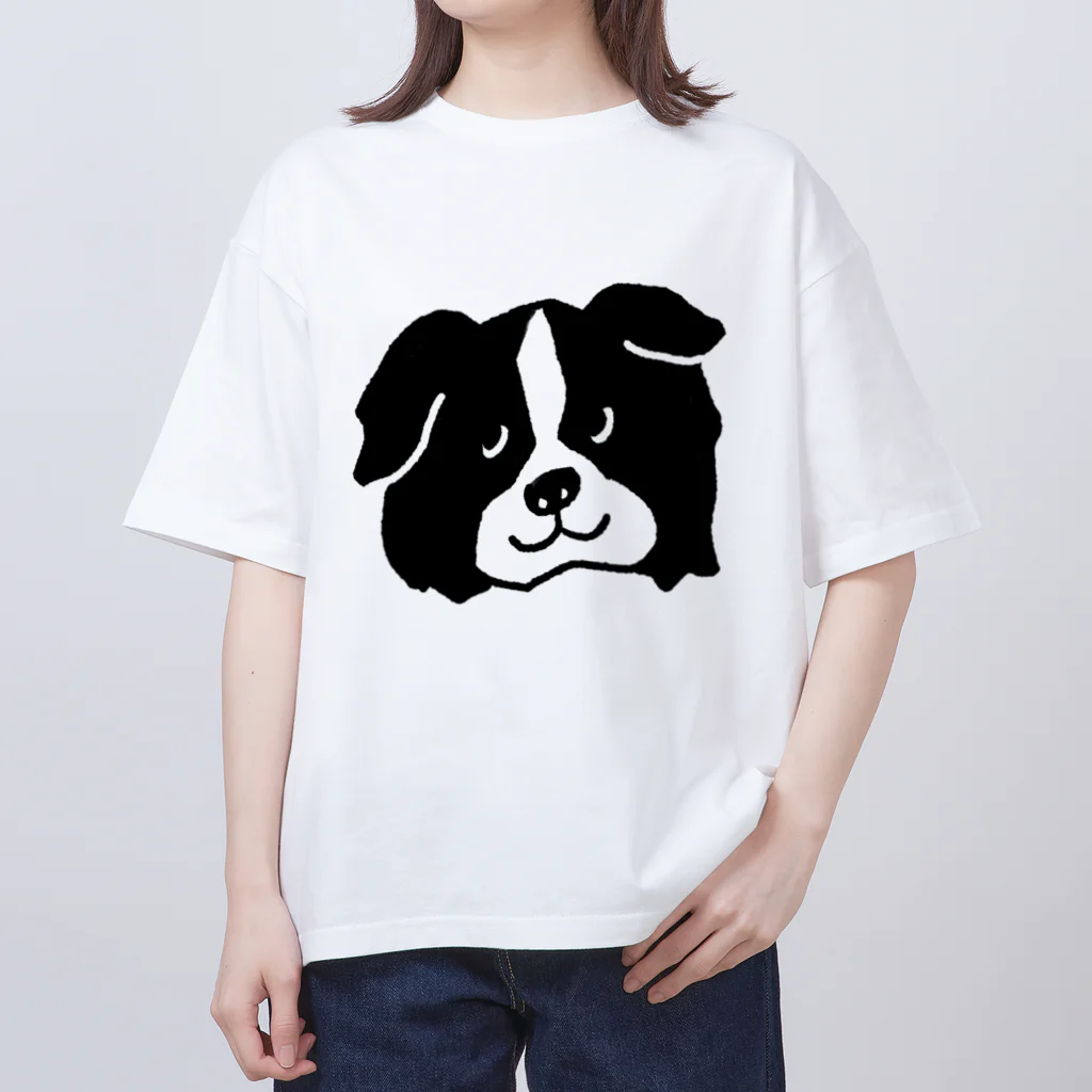 wakataekoのボーダーコリーだらけ Oversized T-Shirt