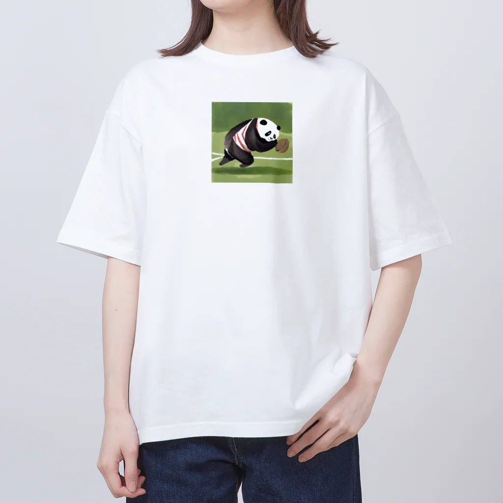 パンダリアンのトライパンダ オーバーサイズTシャツ