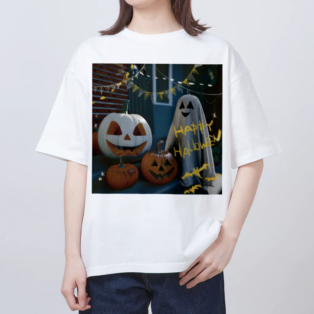 いらすとグッズのハッピーハロウィン Oversized T-Shirt