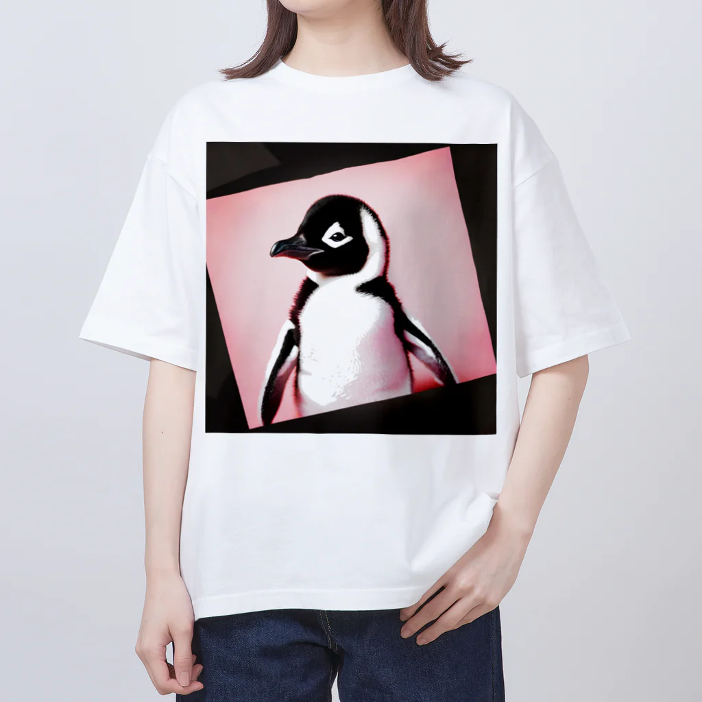 blackcofee12のペンギン赤ちゃん Oversized T-Shirt