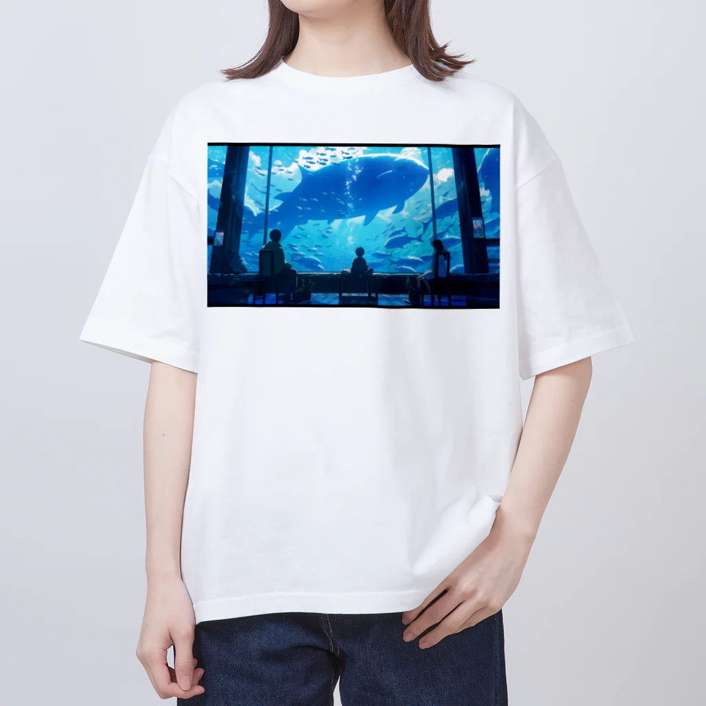 ヨッシーの巨大魚を見る Oversized T-Shirt