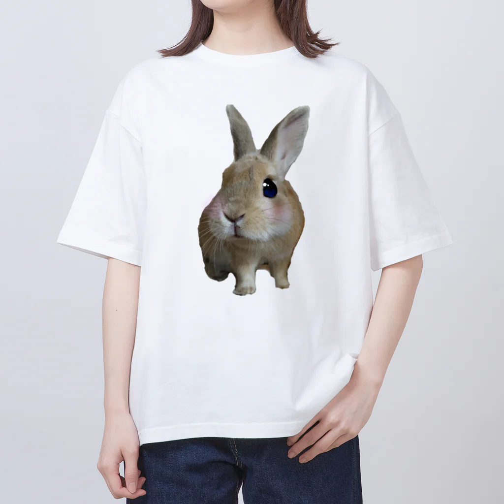 うさぎもかどのうさぎもかどの小小雪くん Oversized T-Shirt