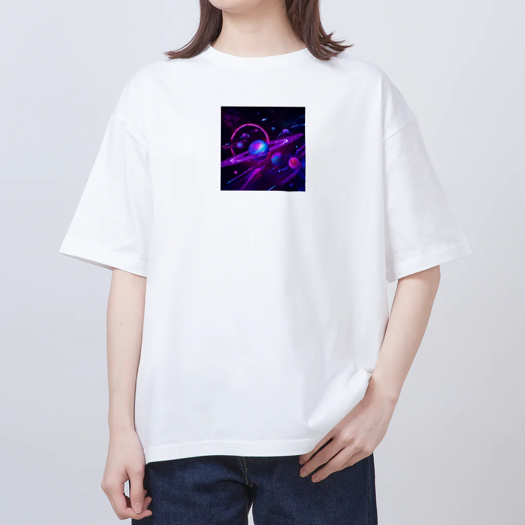 sanbo-の宇宙のグッズ オーバーサイズTシャツ